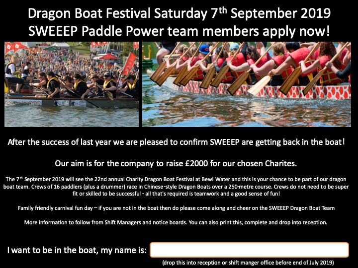 SWEEEP Dragon Boat 2019